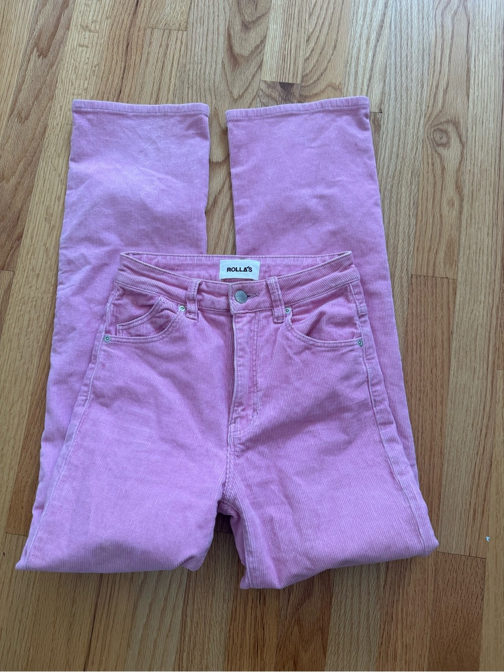 ROLLA'S Pastel Pink High-Rise Women's Jeans